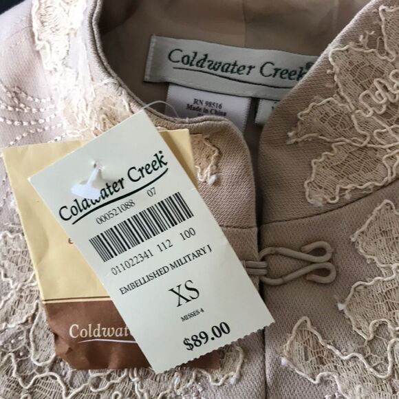 Coldwater Creek embellished military style jacket - Picture 8 of 8